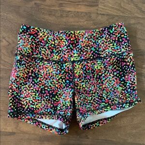 Fleo Red and Pink Athletic Shorts with Wide Waistband size medium